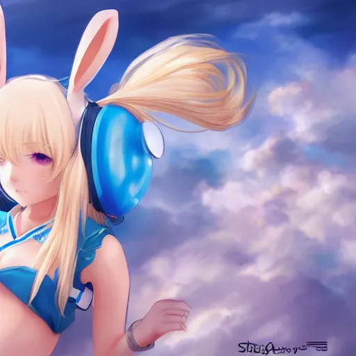 Steam Workshop::1920x1080-Blonde-Blue-Eye-Anime-Girl-1080P-Laptop-Full-HD