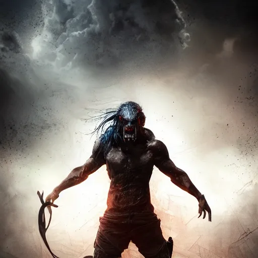 Image similar to full body pose, hyperrealistic photograph of wrath, dim volumetric lighting, 8 k, octane beautifully detailed render, extremely hyper detailed, intricate, epic composition, cinematic lighting, masterpiece, trending on artstation, very very detailed, stunning, hdr, smooth, sharp focus, high resolution, award, winning photo, dslr, 5 0 mm