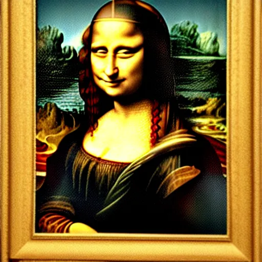 Image similar to the mona lisa