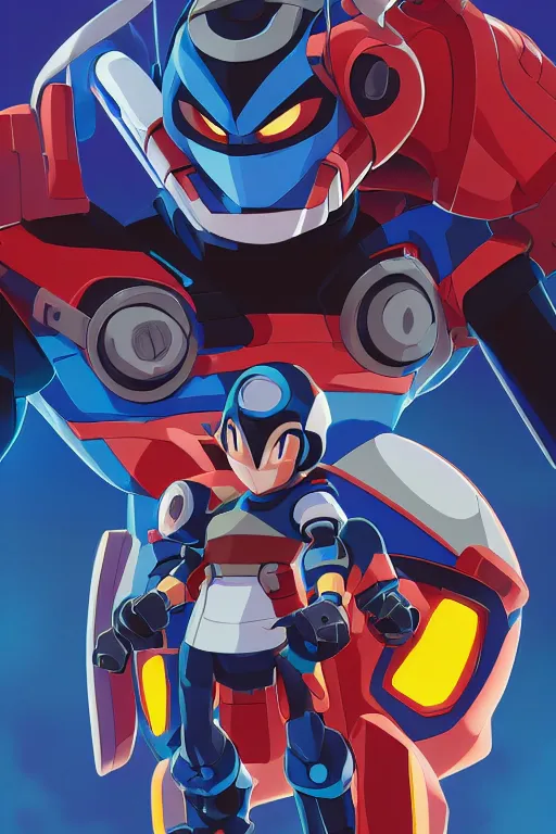 Image similar to robot ninja mask helmet megaman x zero rockman 2 0 2 2 switch game boss legacy collection fanart artsation, art gta 5 comics, behance hd by jesper ejsing, by rhads, makoto shinkai and lois van baarle, ilya kuvshinov, rossdraws global illumination ray tracing