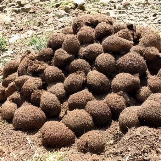 Image similar to a mountain of moles