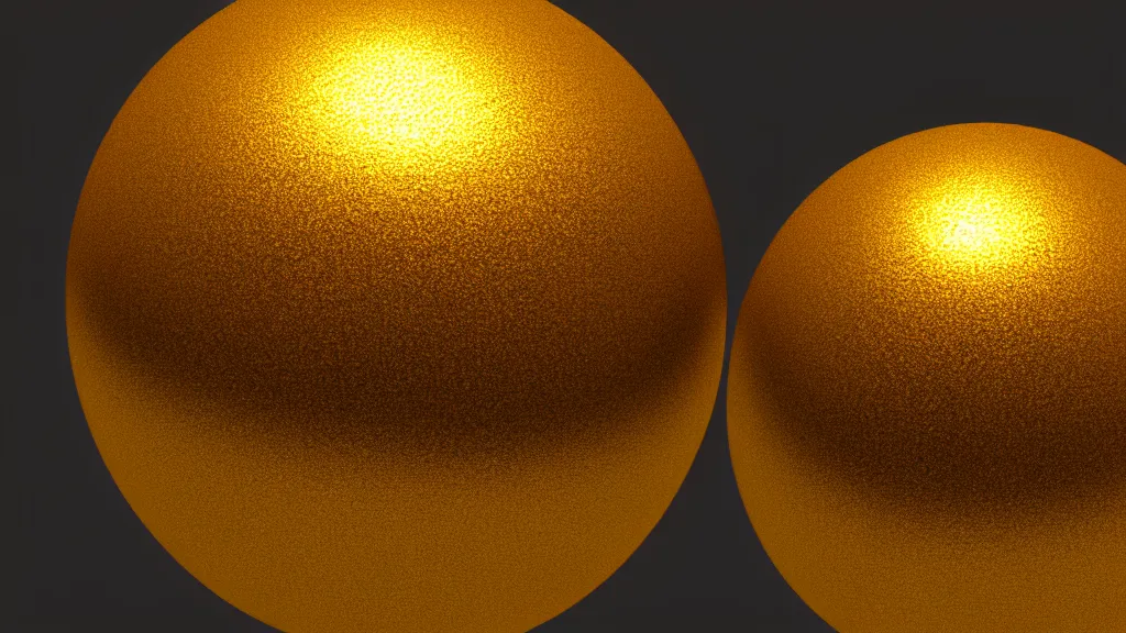 Prompt: a realistic image of a sphere of molten gold. the sphere is rising upwards from a mechanical basin filled with molten gold. photorealism ultradetailed concept art