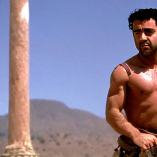 Image similar to still of xavi hernandez in gladiator ( 2 0 0 0 )