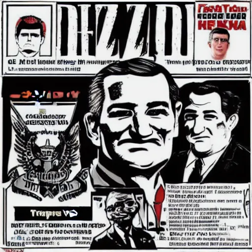 Image similar to ted cruz zodiac killer