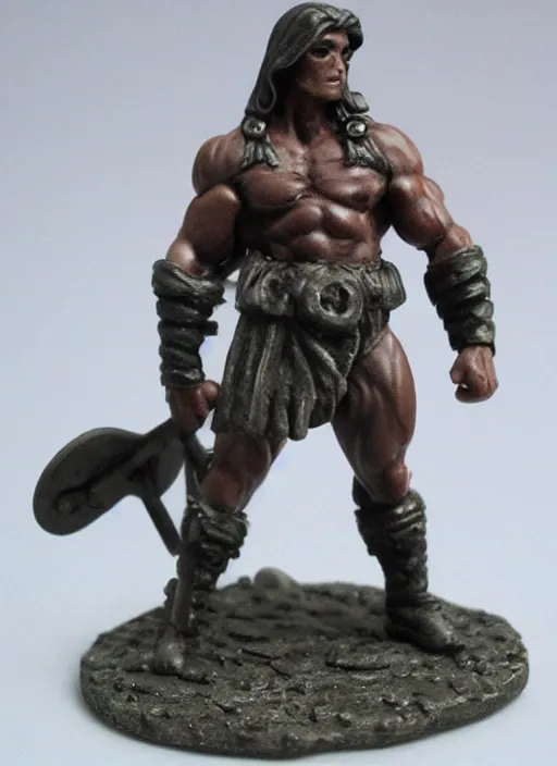 Image similar to Fine Image on the store website, eBay, Full body, 80mm resin detailed miniature of a muscular warrior