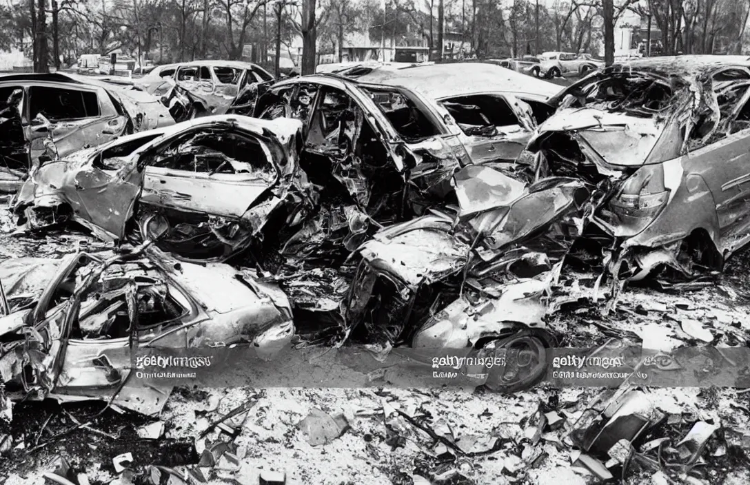 Image similar to The deadliest car crash, no survivors, news photo