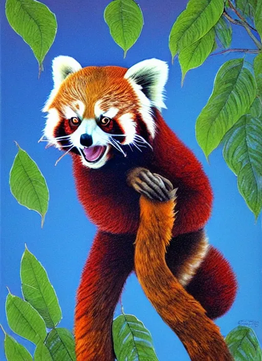 Image similar to red panda by patrick james woodroffe