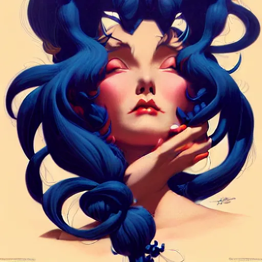 Prompt: head and shoulders portrait of Felicia of Darkstalkers illustration, medium shot, intricate, elegant, highly detailed, digital art, ffffound, art by gil elvgren and sachin teng