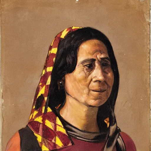 Prompt: portrait of a Catalan youn woman