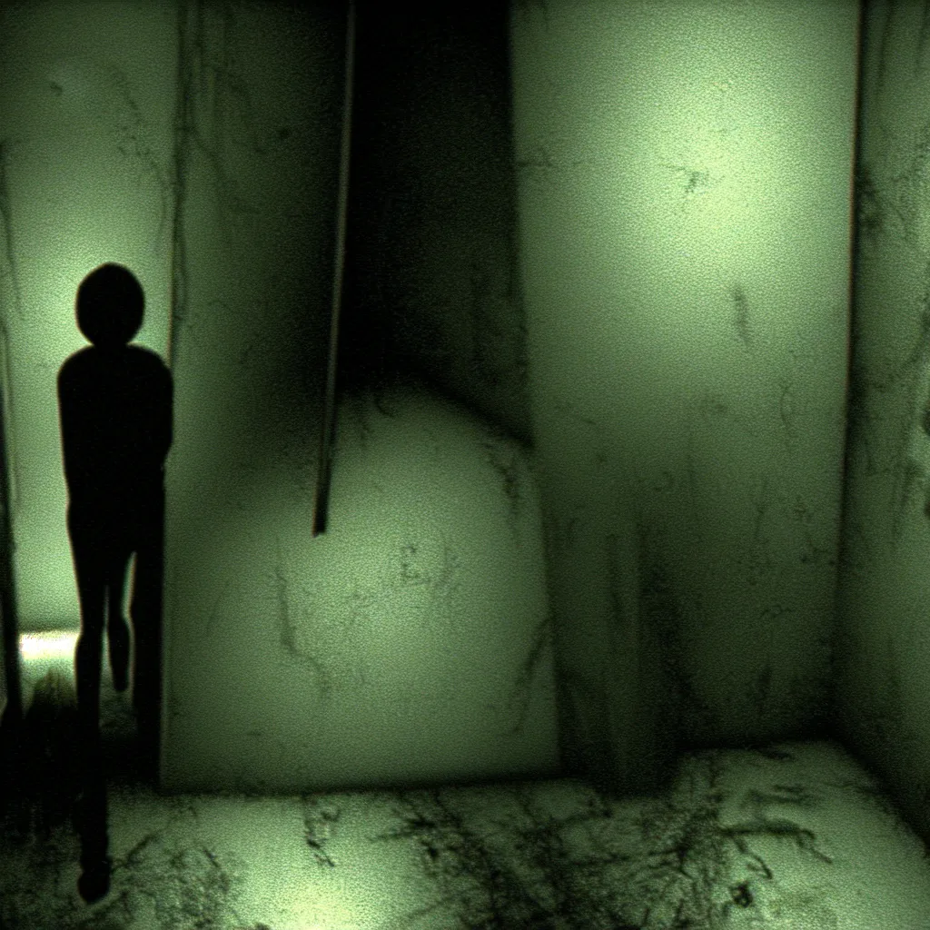 Image similar to cursed screenshot from horror game'p. t'by hideo kojima. deep aesthetics of silent hill