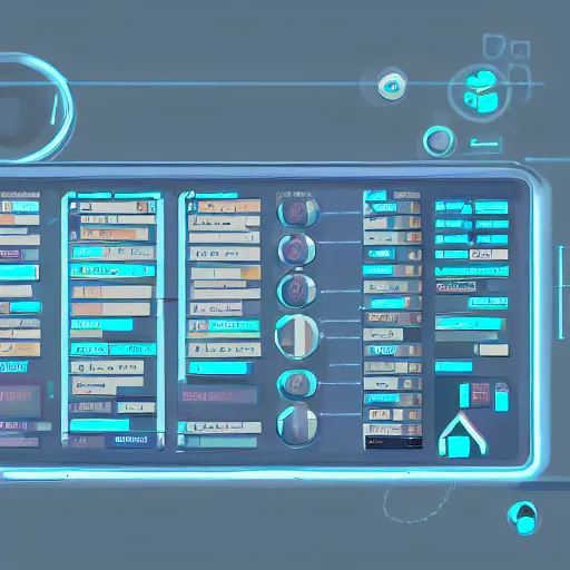 Prompt: beautiful render of user interface