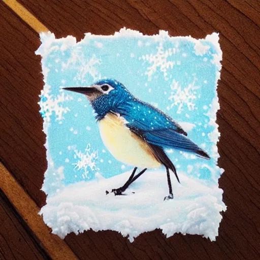 Prompt: “snow bird”