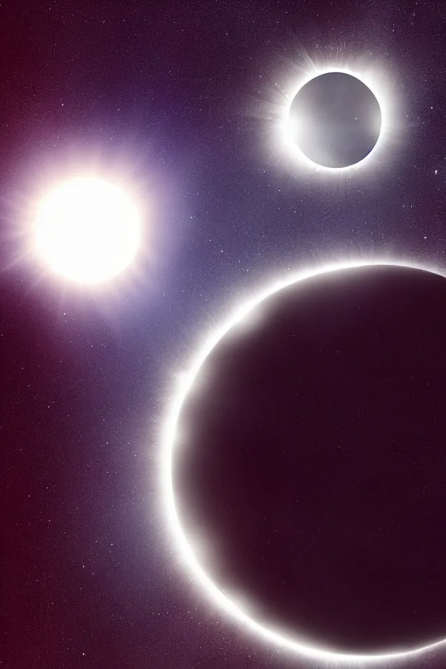 Image similar to total solar eclipse, highly detailed, beautiful, stunning composition, 4 k, phone wallpaper