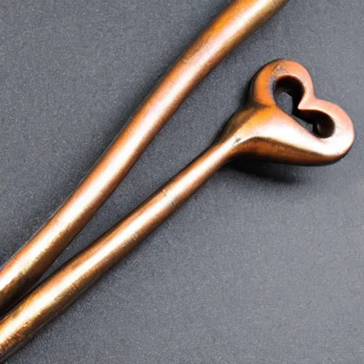 Image similar to medieval single - ball flail weapon with a heart on the handle, detailed product photo