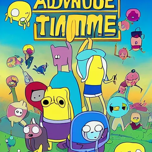 Prompt: Adventure Time cartoon