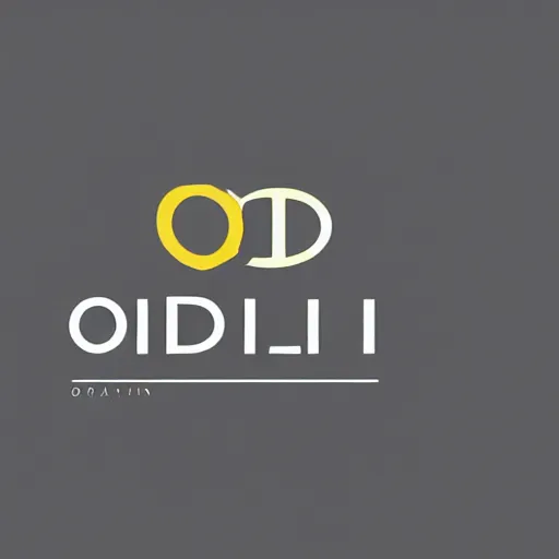 Image similar to logo of name odil, graphic design, logo design, minimalistic