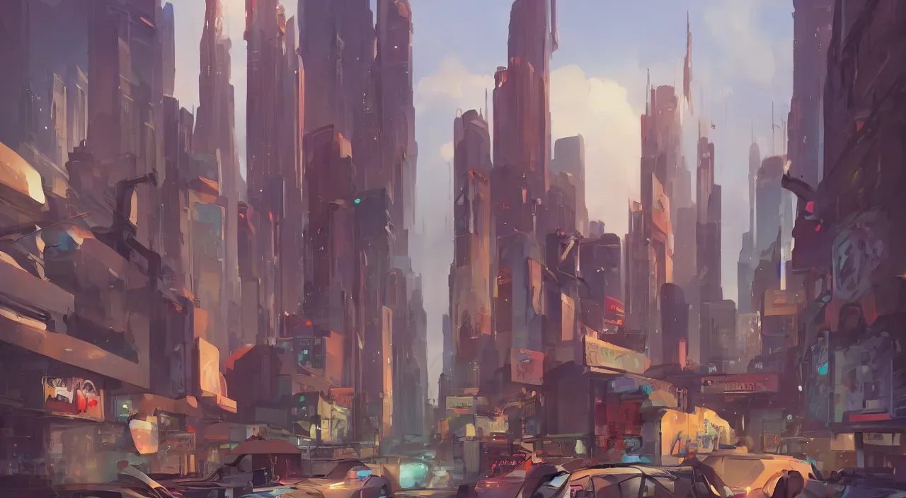 Image similar to science fiction city, art gta 5 comics, official fanart behance hd artstation by jesper ejsing, by rhads, makoto shinkai and lois van baarle, ilya kuvshinov, ossdraws