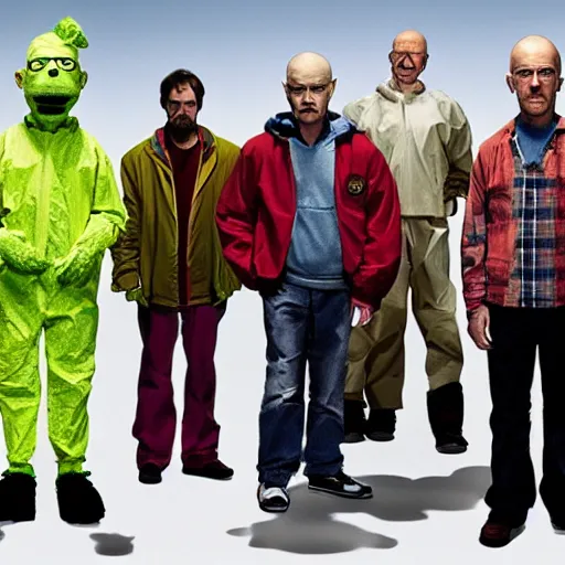 Image similar to Breaking Bad with muppets