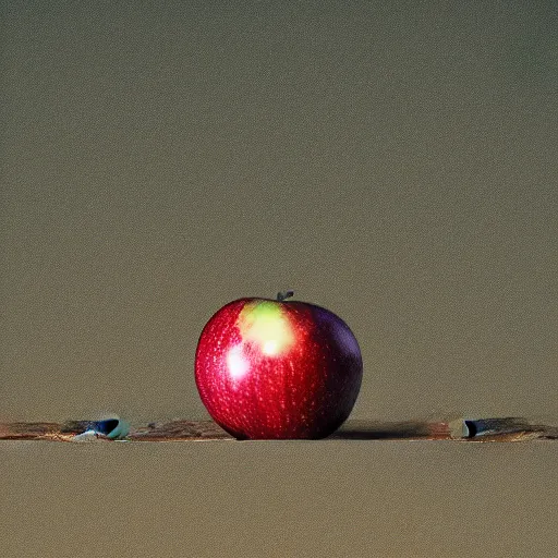 Image similar to 8k illustration of an apple, macro shot, super high resolution, award winning, extremely detailed