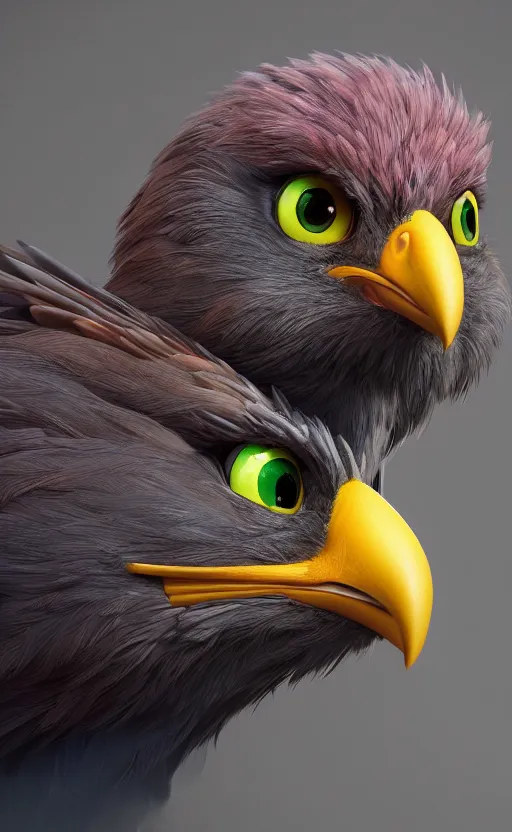 Image similar to phoenix bird, portrait, electric, furry, soft, concept art, sharp focus, intricate details, highly detailed, photorealistic, disney pixar, octane render, iridescent, anime, 8 k