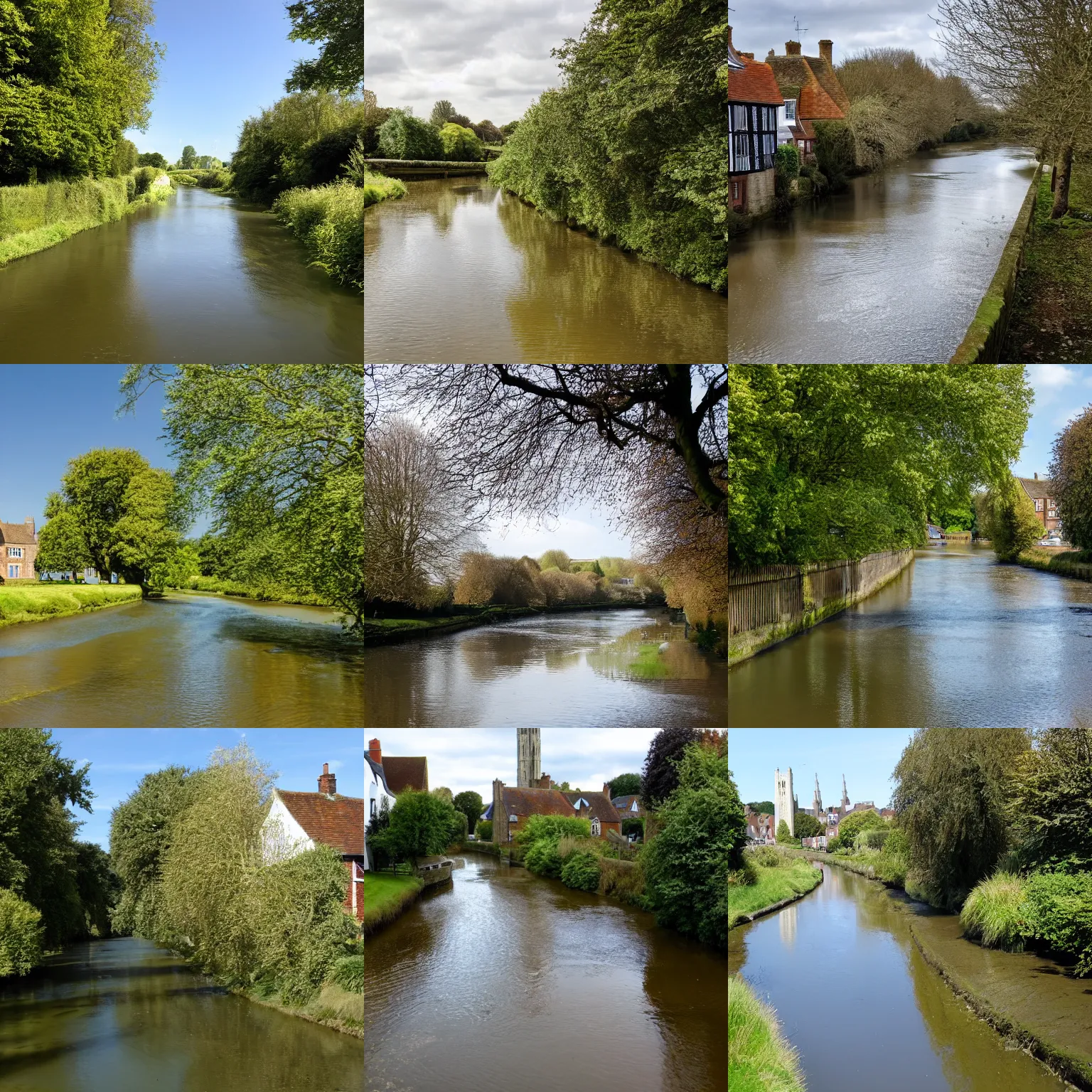 Prompt: river stour in canterbury