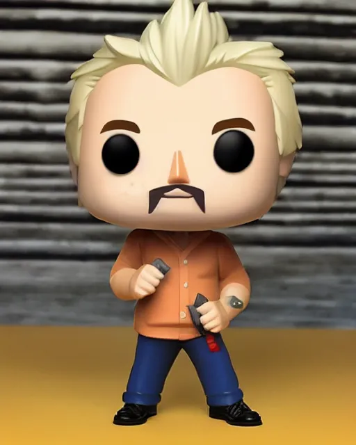 Prompt: A Gary Busey Funko Pop. Photographic, photography