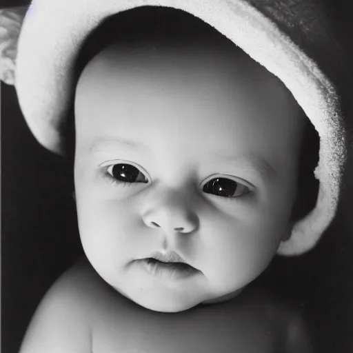 Image similar to high quality high detail photograph by richard avedon, hd, magical psychic baby girl, photorealistic lighting