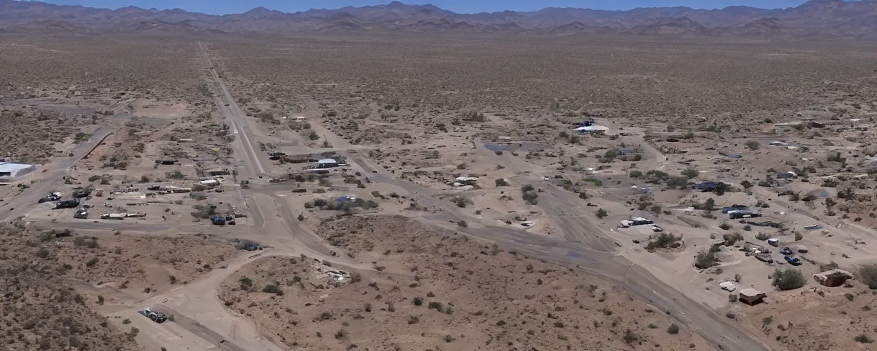 Image similar to town of Agua Fria exploding