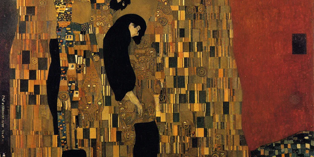 Image similar to vytautas the great by gustav klimt