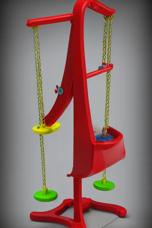 Image similar to a plastic toy guillotine, fisherprice toy guillotine, guillotine, high detail product photo, trending on artstation, 8 k