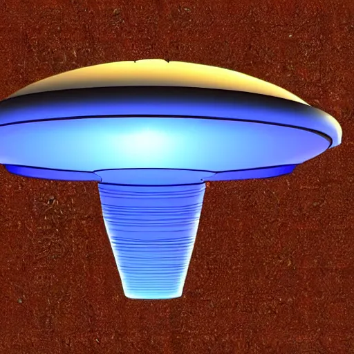 Prompt: a highly detailed technical schematic, blue - print, of a ufo propulsion system