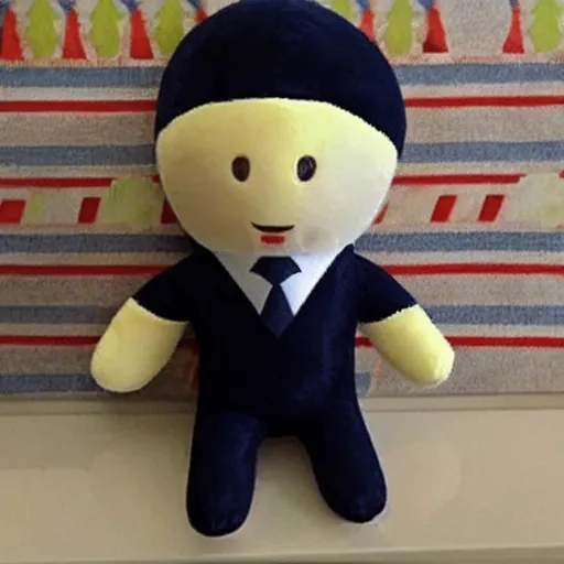 Image similar to vladimir putin as a plushie