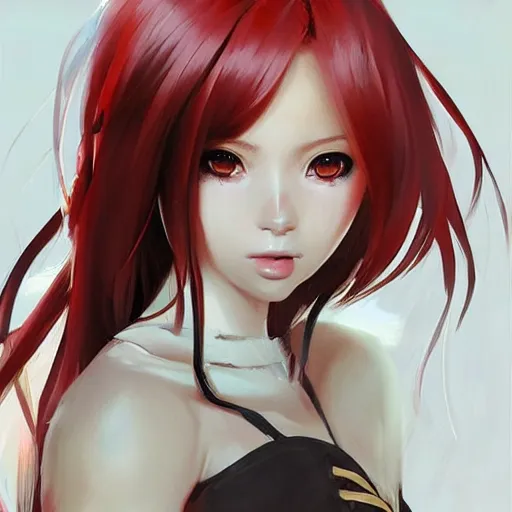 Prompt: portrait anime warrior girl, cute - fine - face, pretty face, realistic shaded perfect face, fine details. anime. realistic shaded lighting by ilya kuvshinov giuseppe dangelico pino and michael garmash and rob rey, iamag premiere, aaaa achievement collection, elegant, fierce look, fabulous.
