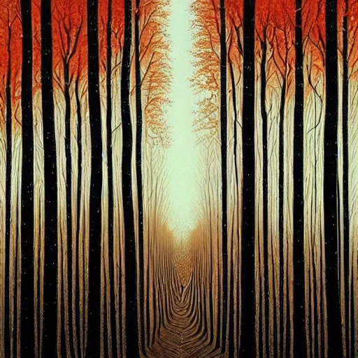 Prompt: Burning forest. Highly Detailed. Masterpiece. By Jeffrey Smith