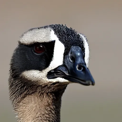 Image similar to angry goose