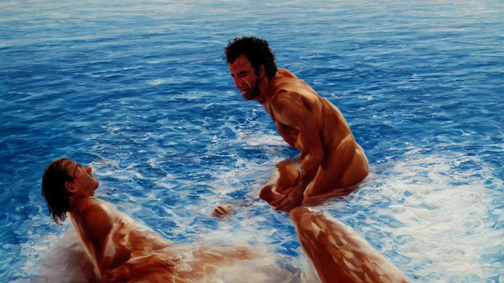 Prompt: self - portrait by eric zener