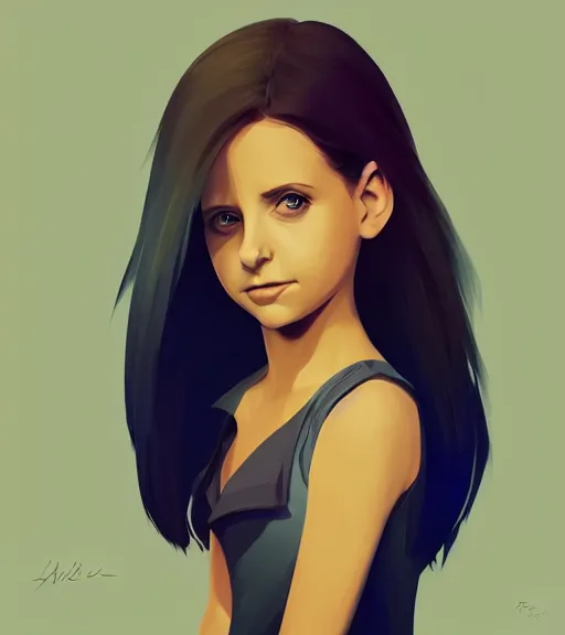 Prompt: face icon stylized minimalist sarah michelle gellar, loftis, cory behance hd by jesper ejsing, by rhads, makoto shinkai and lois van baarle, ilya kuvshinov, rossdraws global illumination