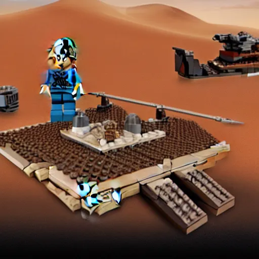 Image similar to lego set of the movie dune