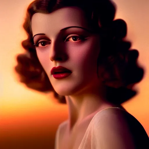 Image similar to photographic portrait of a stunningly beautiful 1 9 2 0 s film star female in soft dreamy light at sunset, contemporary fashion shoot, by edward robert hughes, annie leibovitz and steve mccurry, david lazar, jimmy nelsson, breathtaking, 8 k resolution, extremely detailed, beautiful, establishing shot, artistic, hyperrealistic, beautiful face, octane render