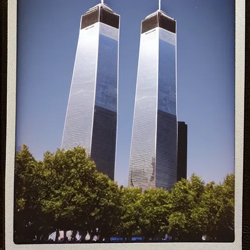 Prompt: the twin towers wtc, realistic, 8k resolution, hyperdetailed, highly detailed, real life, high quality Polaroid