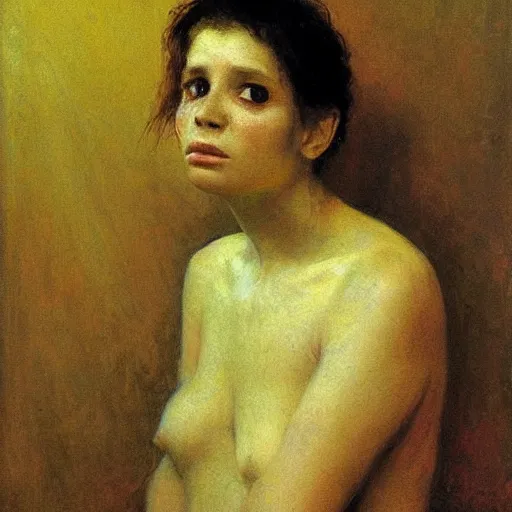 Image similar to alien by ilya repin