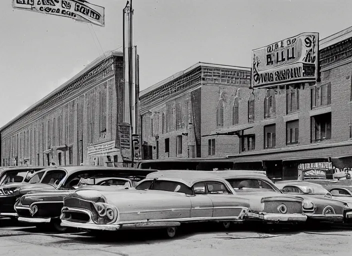 Image similar to big bill hell's cars, automobile dealership in baltimore, maryland