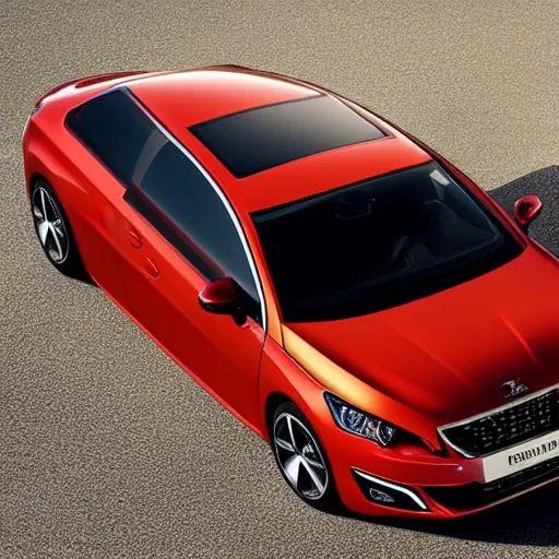 Image similar to Peugeot 508 coupe, complete view