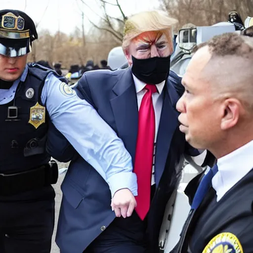 Image similar to fbi arresting donald trump