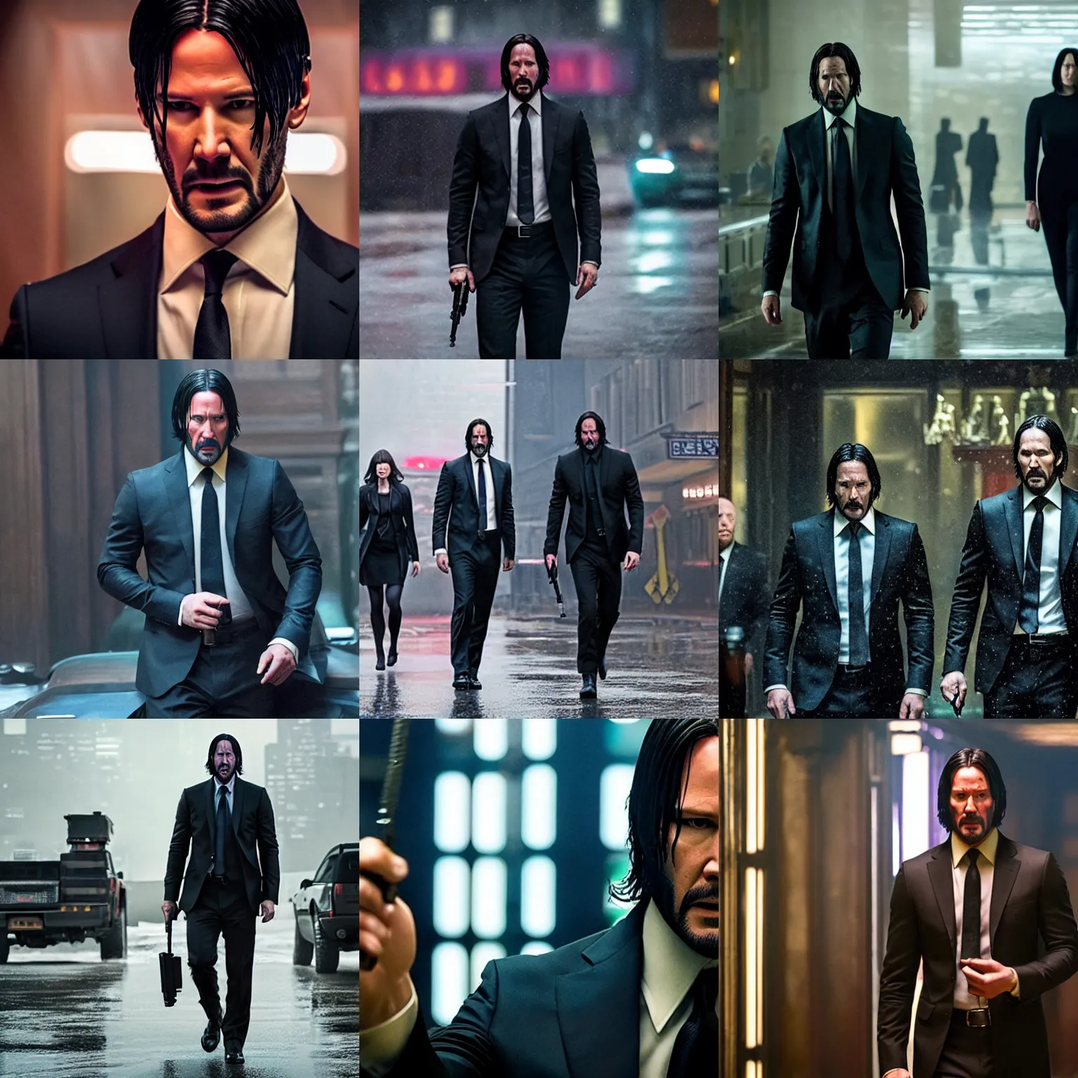 Prompt: a film still from john wick ( 2 0 1 4 )