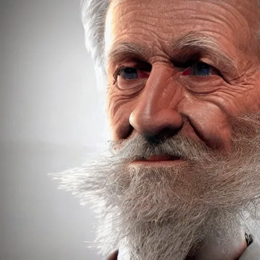 Prompt: tom holland as an old man with a beard as the new doctor who, cinematic, volumetric lighting, f 8 aperture, cinematic eastman 5 3 8 4 film, photorealistic