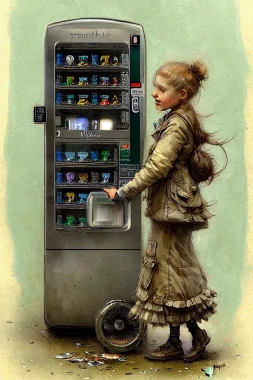 Image similar to ( ( ( ( ( 2 0 2 2 s robot vending machine. muted colors. ) ) ) ) ) by jean - baptiste monge!!!!!!!!!!!!!!!!!!!!!!!!!!!!!!