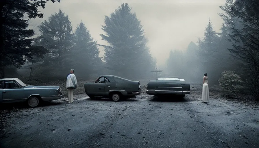 Image similar to the two complementary forces that make up all aspects and phenomena of life, by gregory crewdson