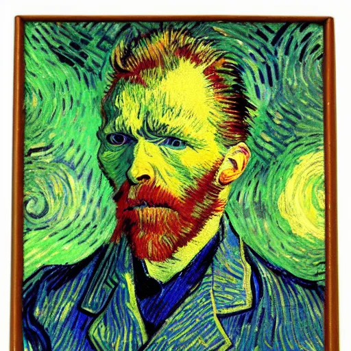 Image similar to A horrendous necktie depicting horrors beyond comprehension, Van Gogh, 8k, volumetric surroundings, pathos