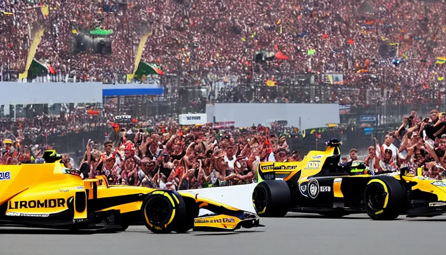 Image similar to Lando Norris winning the Formula 1 Drivers World Championship, Sport Photograph, Action Photography